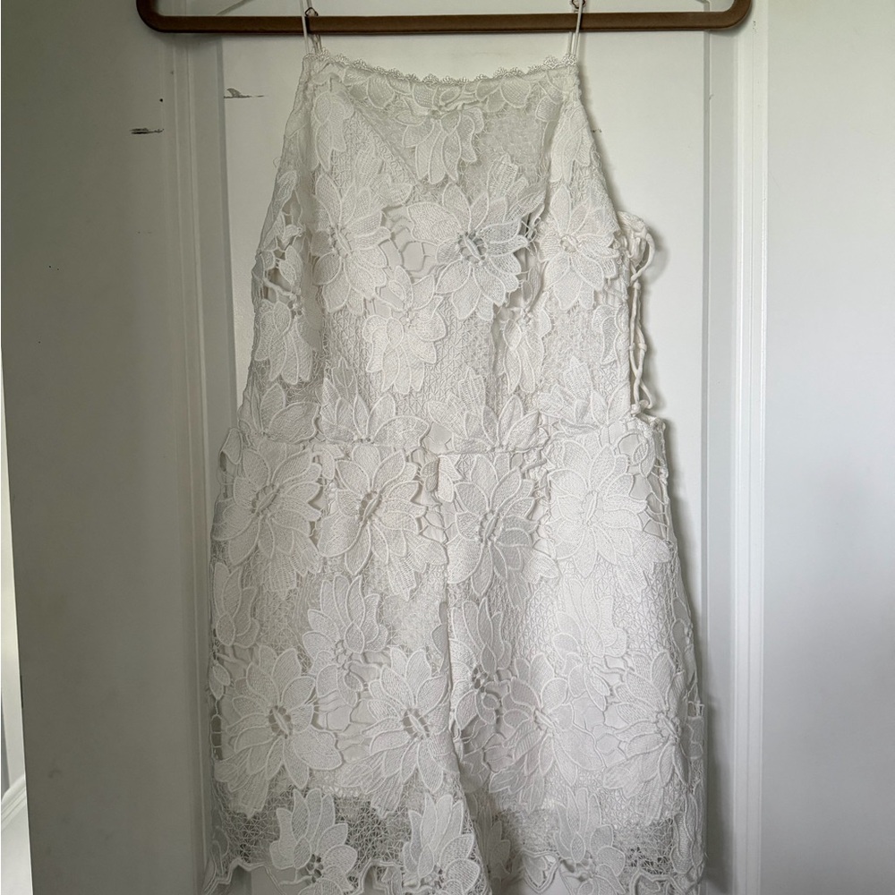 Kendall & Kylie White Lace Romper